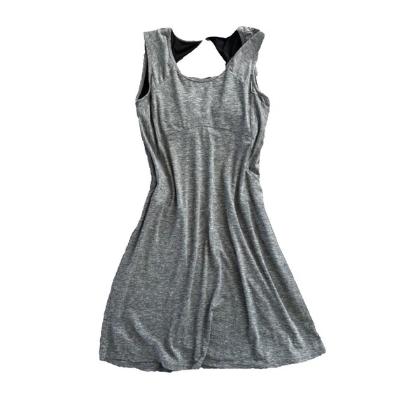 Prana Dresses & Skirts - prAna Women's Large Active Dress Gray Sleeveless Built-in Bra Yoga Hiking Travel